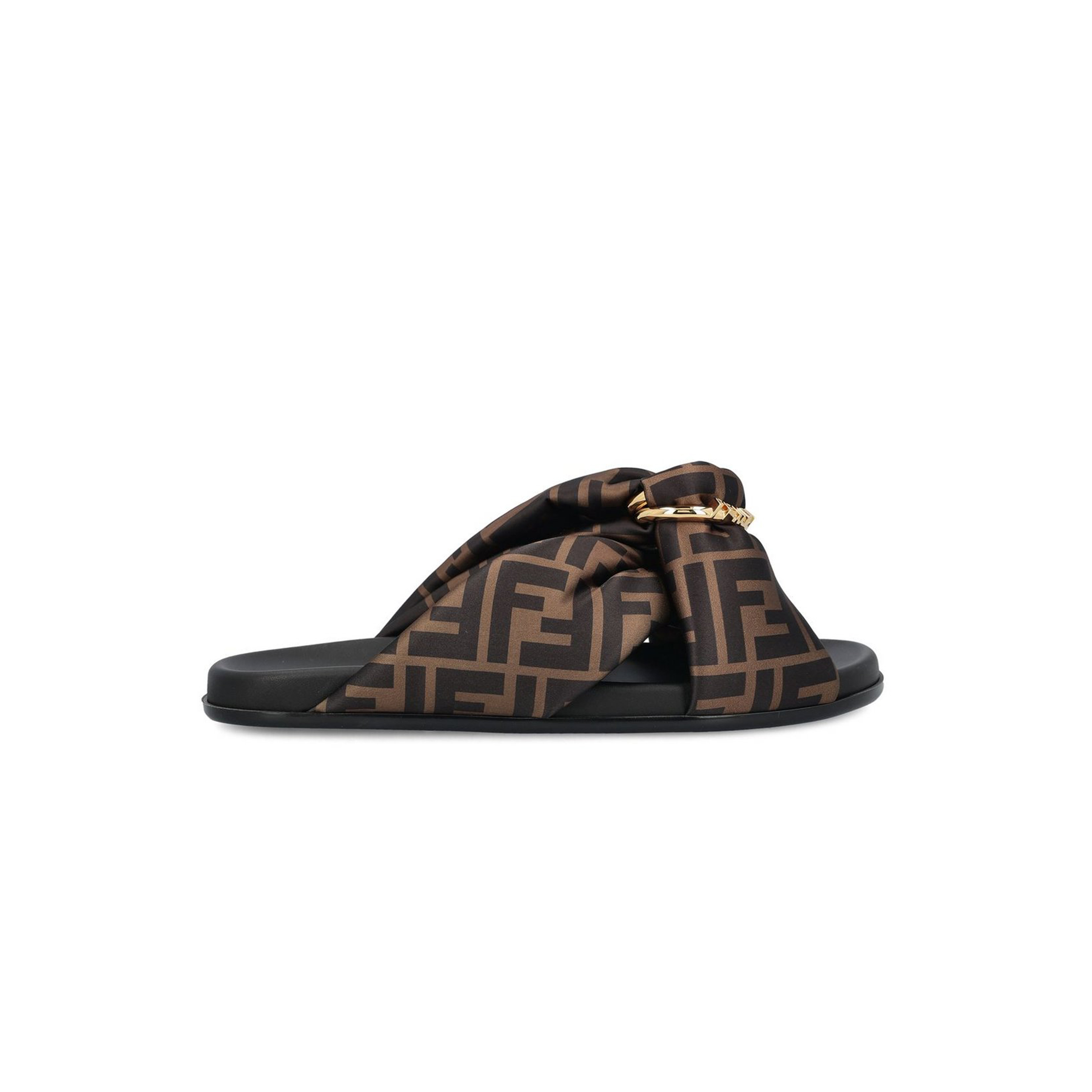 FENDI MONOGRAMMED SLIP-ON SANDALS 8X8645AE7S